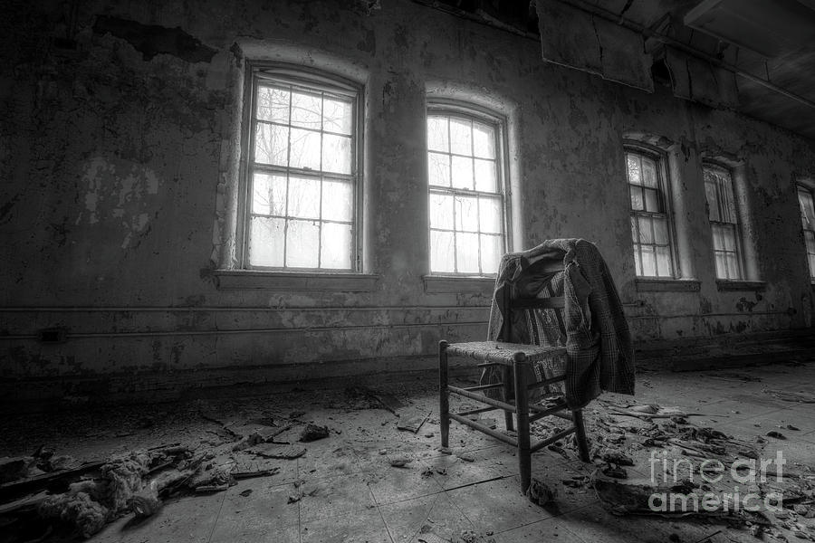 Take A Seat BW Photograph by Michael Ver Sprill