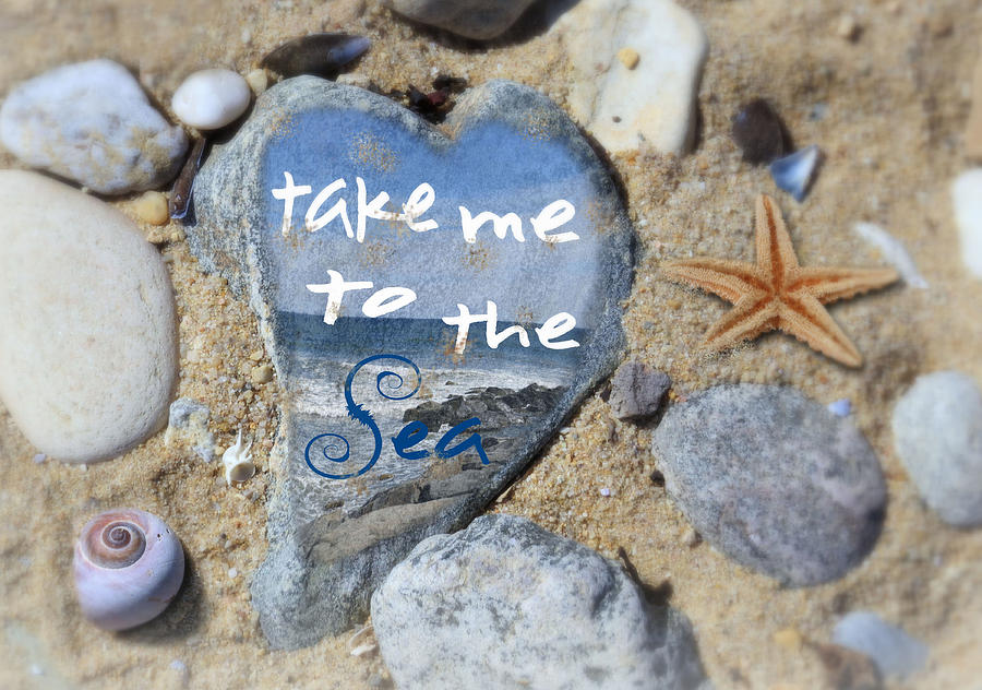 Take Me To The Sea Digital Art by Nina Bradica