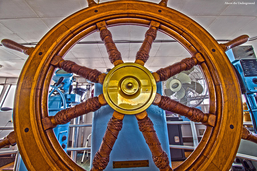 Helm Photograph - Take the Helm by Tyler Adams Helm Photograph - Take the Helm by Tyler Adams