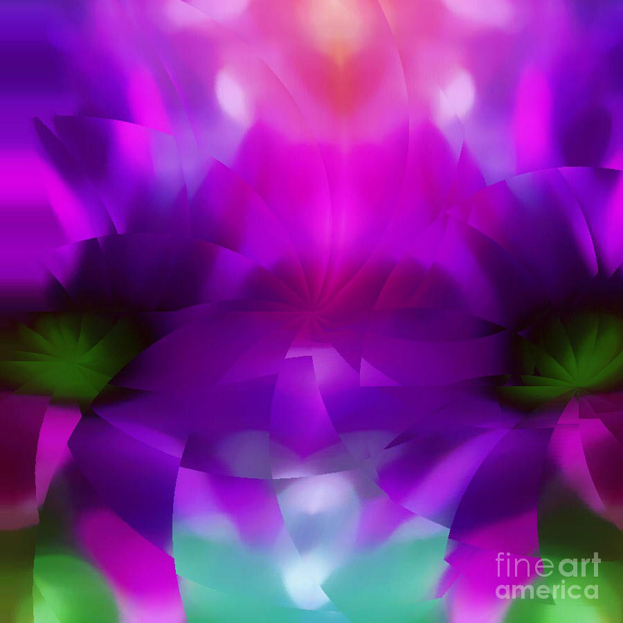 Mauve Digital Art - Taken by Colors by Gayle Price Thomas