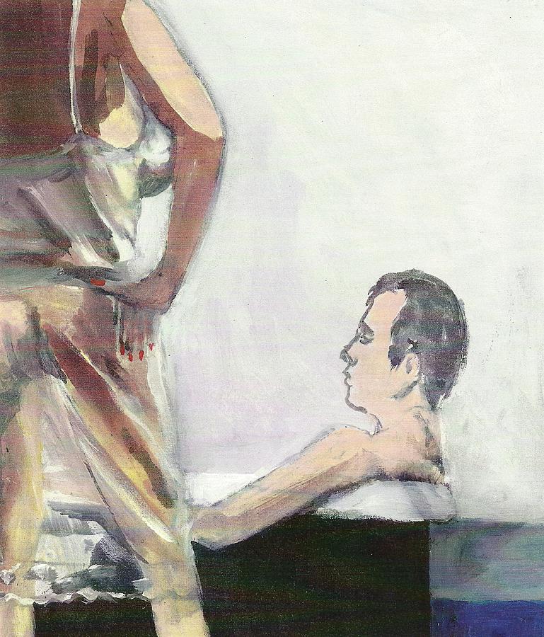 Love Painting - Taking A Bath by Harry  Weisburd
