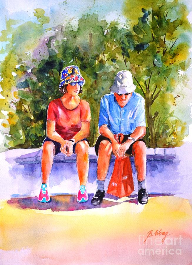 Taking a rest - 2 #2 Painting by Betty M M Wong