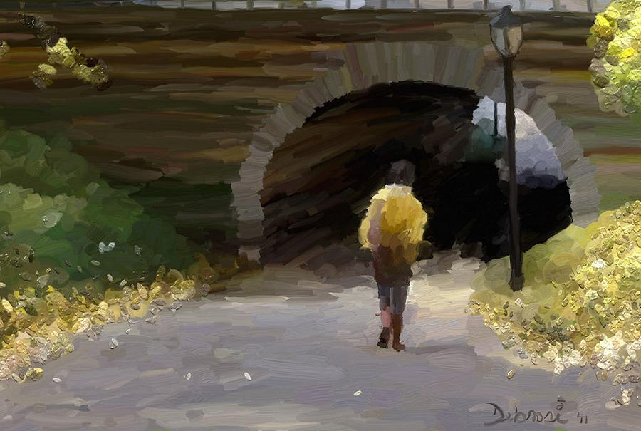 Taking A Stroll Painting by Deb Rosier