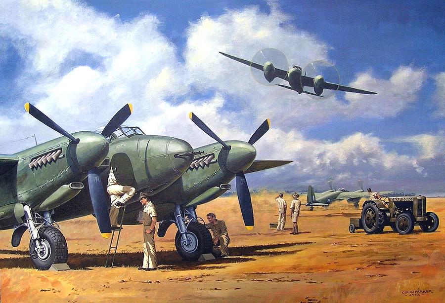 Taking Delivery - Mosquito Painting by Colin Parker