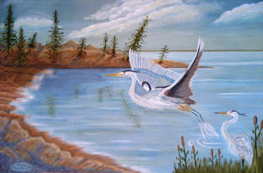 Taking Flight Painting by Donna Painter