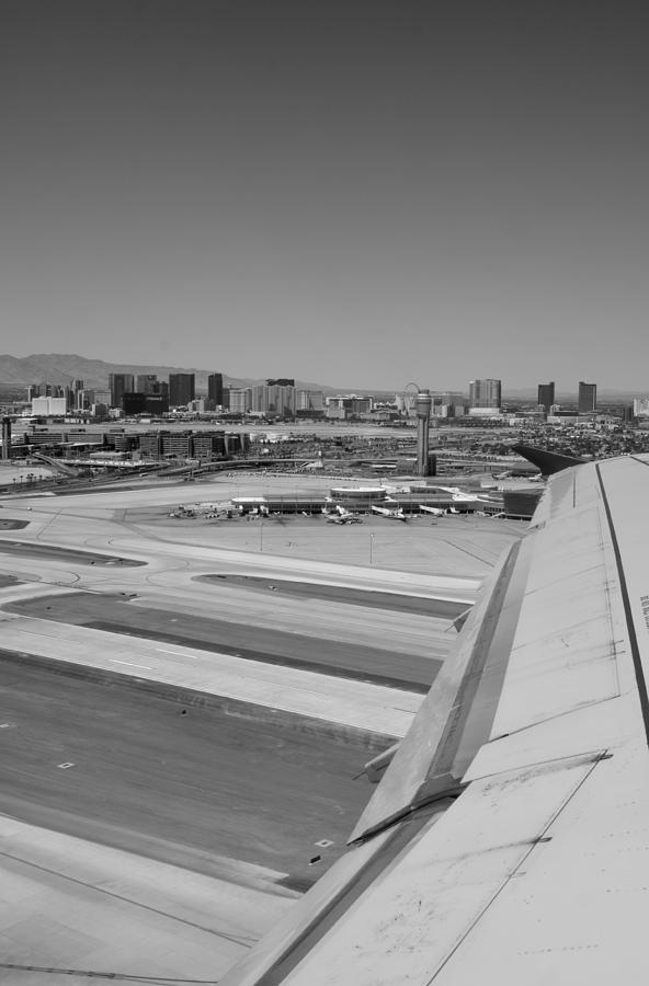 Taking off from Las Vegas Photograph by Alex King