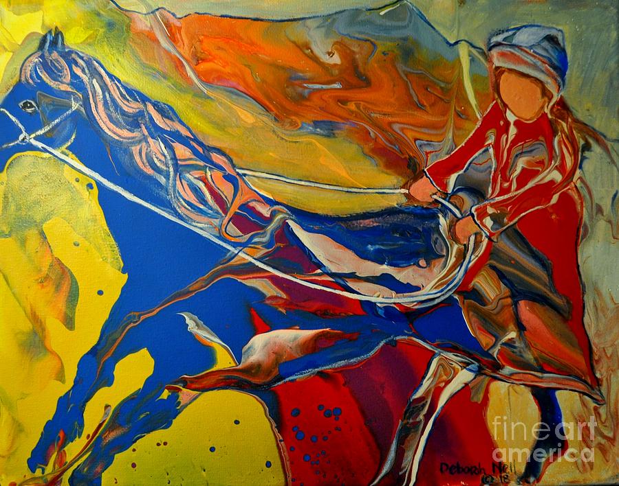 Taking The Reins Painting by Deborah Nell