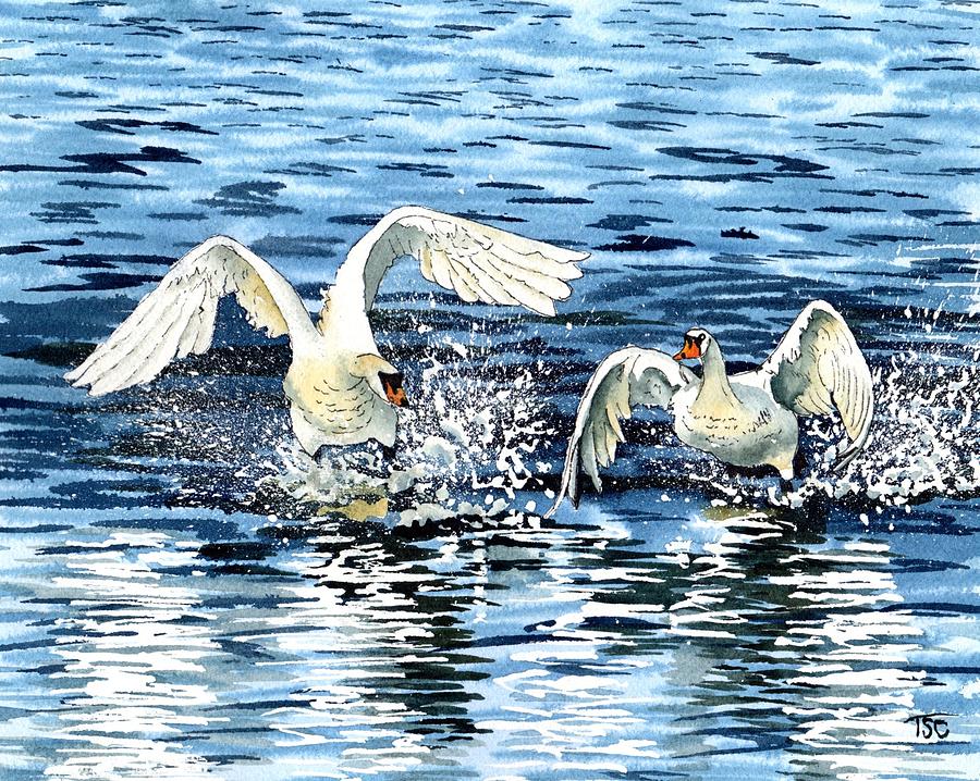 Taking to the Air Painting by Tammy Crawford