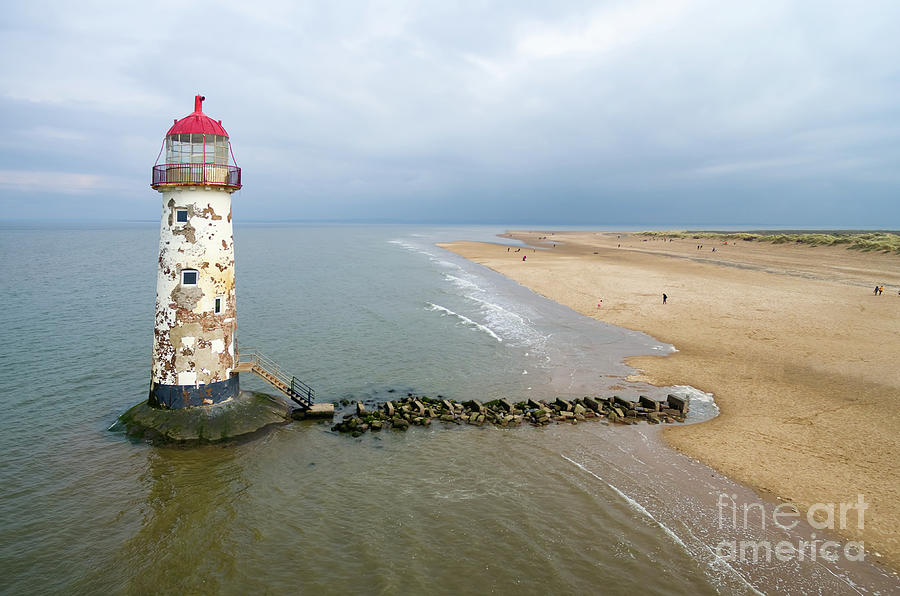 Talacre aerial 1 Photograph by Steev Stamford