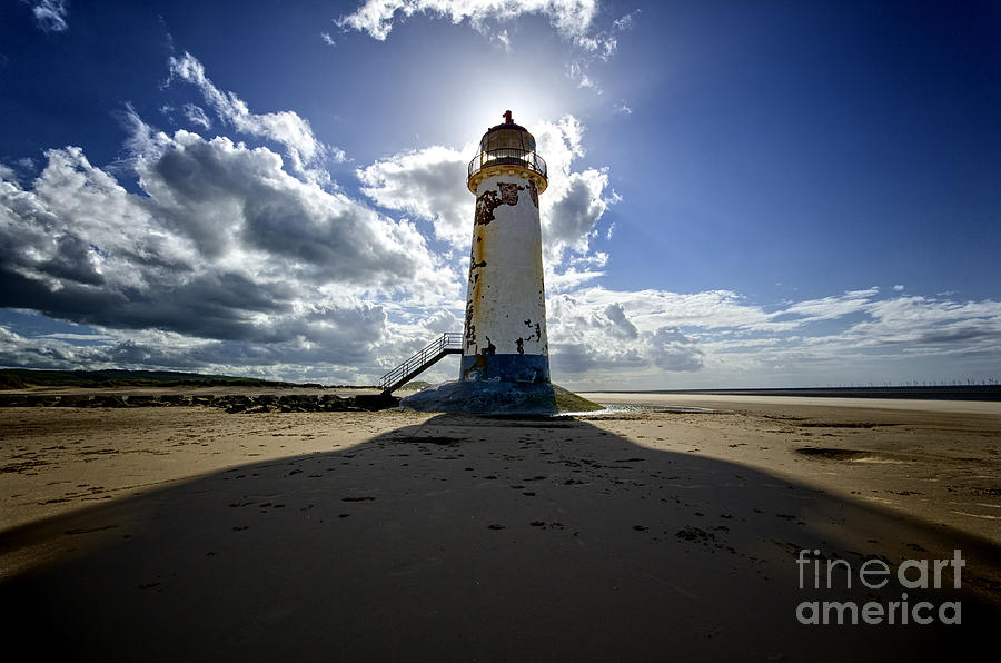 Talacre lighthouse Photograph by Steev Stamford