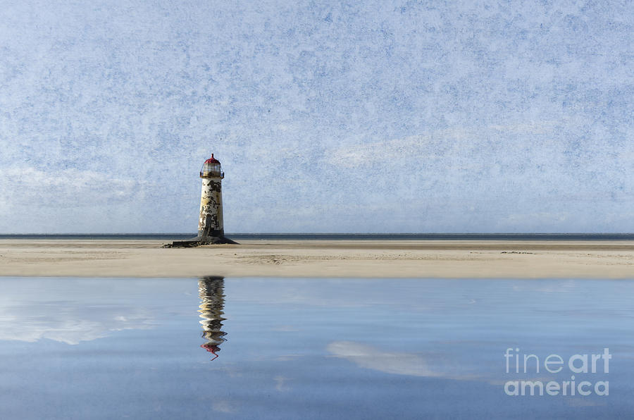 Talacre reflected Photograph by Steev Stamford
