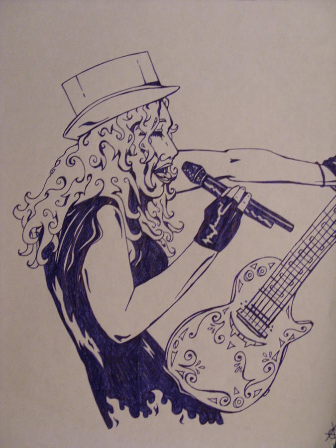 Music Drawing - Talent by Michael Toth