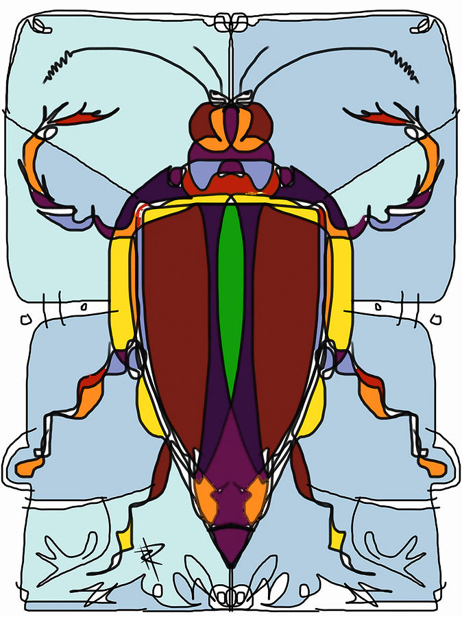 Talesin Beetle Digital Art by Russell Pierce
