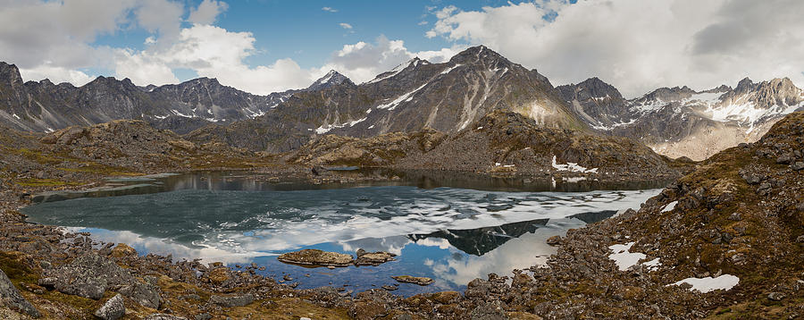 Talkeetna Mountains Panorama Photograph by Scott Slone