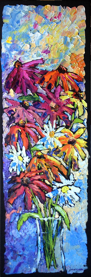 Tall Bouquet Painting by Carrie Jacobson
