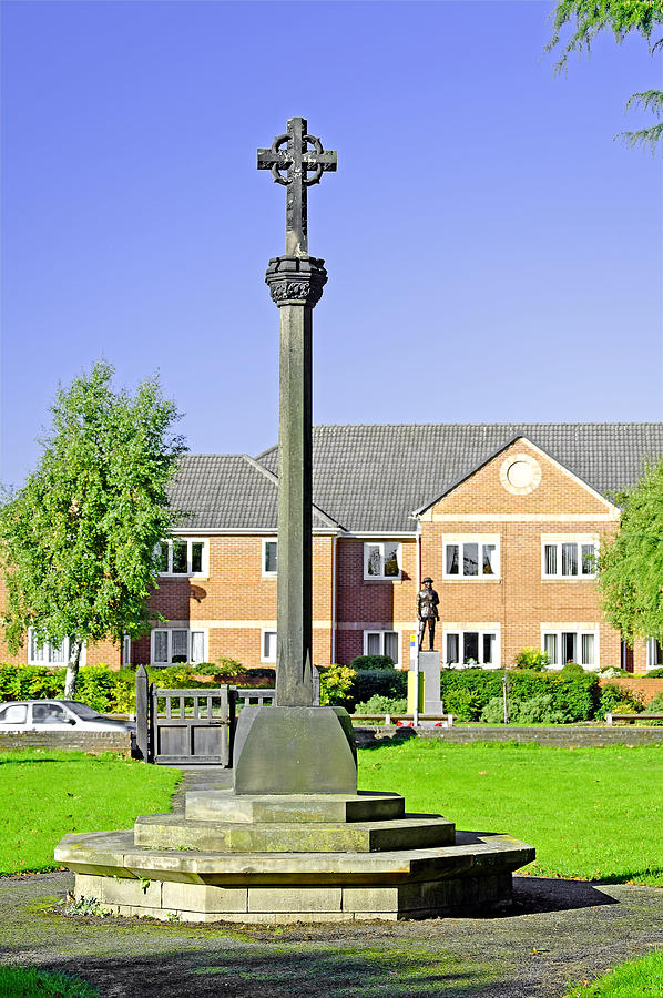 Tall Cross in St Marys Churchyard - Stretton Photograph by Rod Johnson