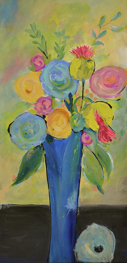 Tall Floral Order Painting by Teresa Tilley