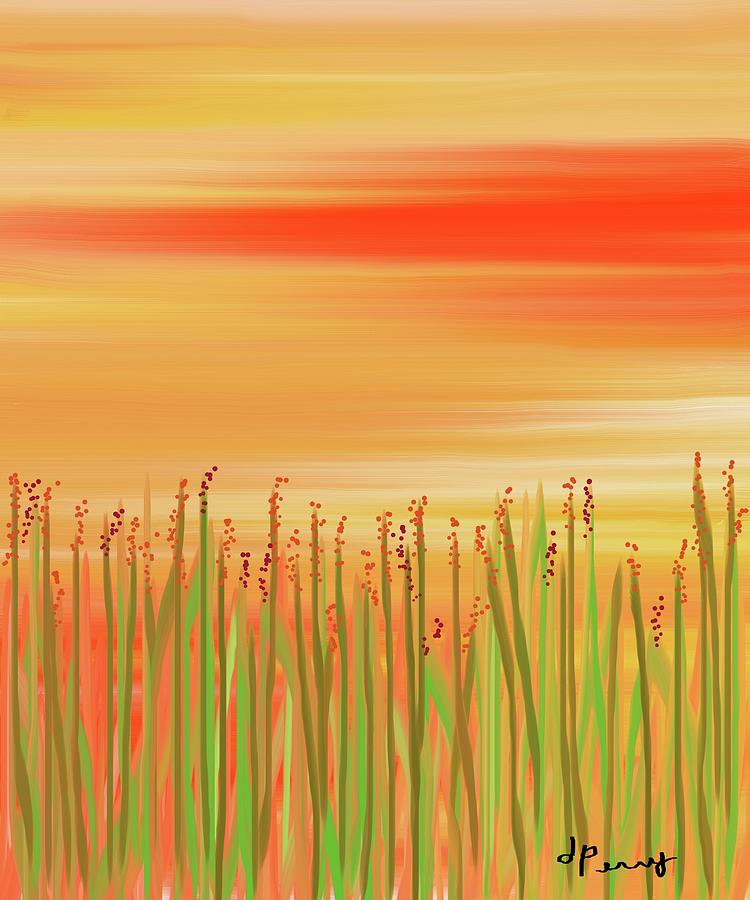 Tall Grasses Digital Art by D Perry