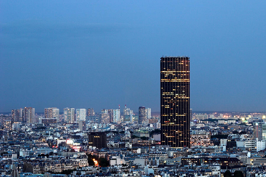 Tall Montparnasse tower Paris Photograph by Pierre Leclerc Photography