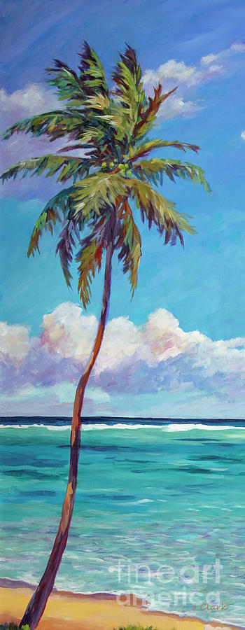 Palm Painting - Tall Palm Tree by John Clark Palm Painting - Tall Palm Tree by John Clark