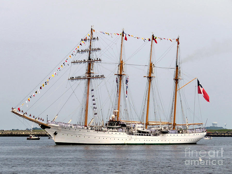 Tall Ship Esmeralda  Photograph by Janice Drew