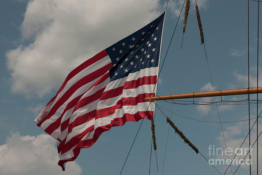 Tall Ship Flag I Photograph