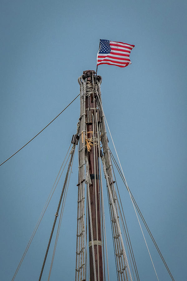 Tall Ship Flag Photograph by Paul Freidlund