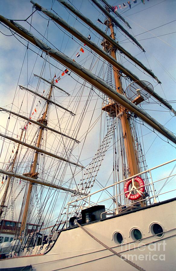 Tall Ship Guayas Photograph by James B Toy