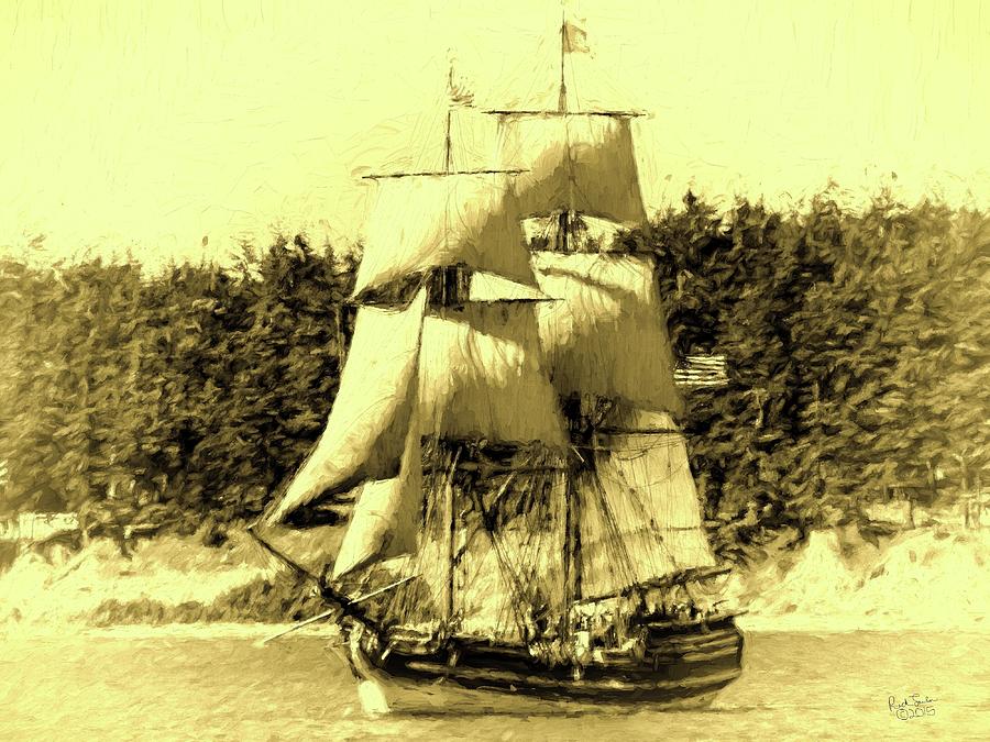 Tall Ship In Time Photograph