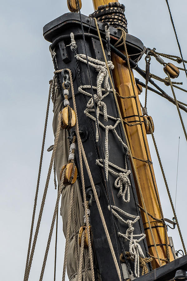 Tall Ship Mast Photograph by Paul Freidlund