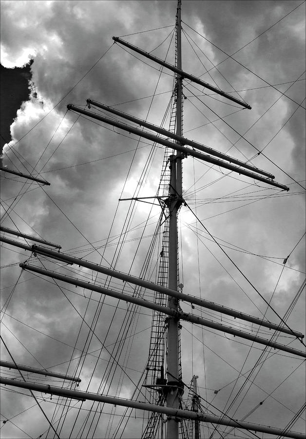 Tall Ship Masts Photograph by Robert Ullmann