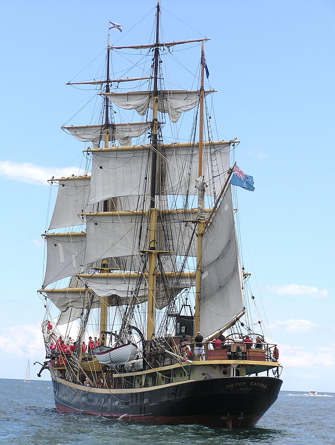 Tall Ship - Picton Castle - In Newport Ri Photograph