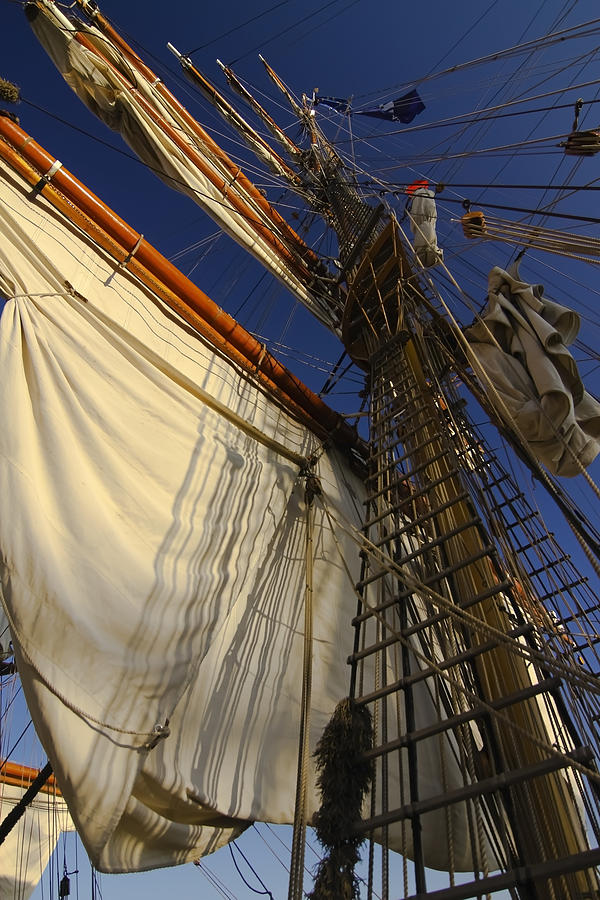 Tall Ship sails Photograph by Sven Brogren