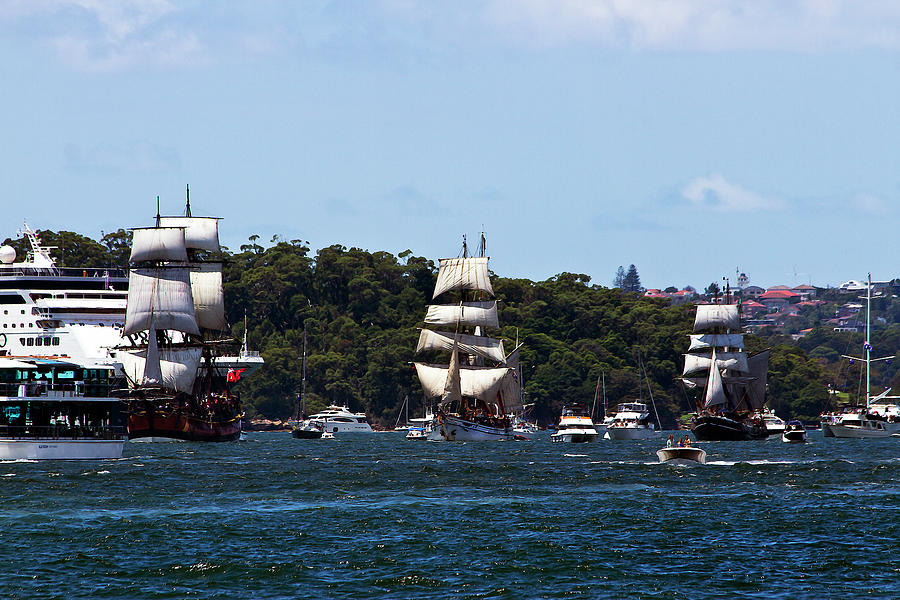 Tall Ships And Australian Day Photograph by Miroslava Jurcik