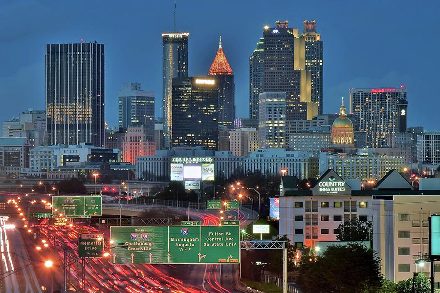 Tall Towers in Atlanta Photograph by Frozen in Time Fine Art Photography