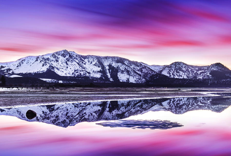 Tallac Reflections, Lake Tahoe Photograph by Brad Scott