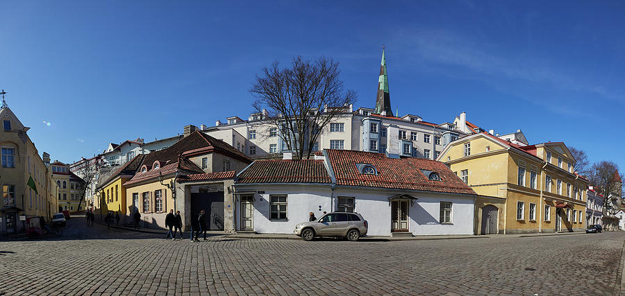 Tallinn Old Town Panorama Photograph