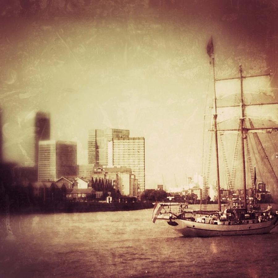 London Photograph - #tallships #ship #london #thames #river by Kevin Gladdish