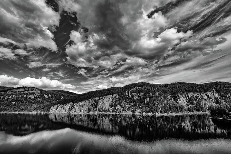 Tally Lake BW Photograph by Jedediah Hohf
