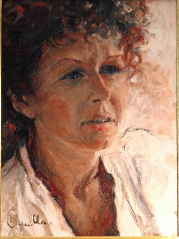 Portrait Painting - Tamara by Walter Casaravilla