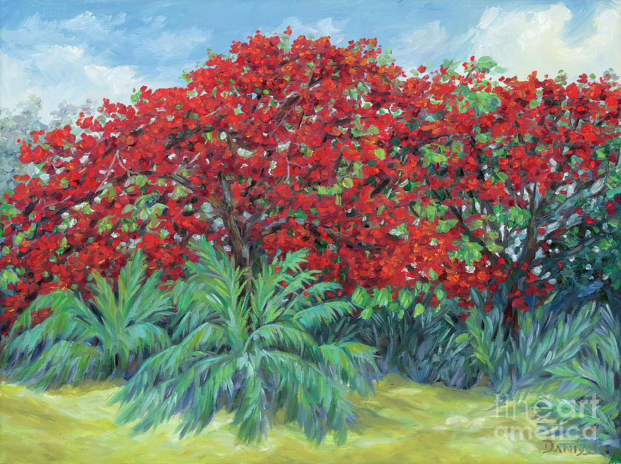 Flower Painting - Tamarind by Danielle Perry