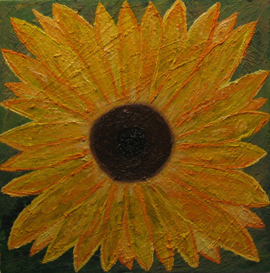 Sunflower Painting - Tamis Sunflower by Tom Lehr