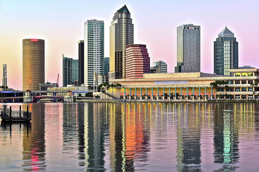 Tampa Bay Alive with Color Photograph by Frozen in Time Fine Art Photography