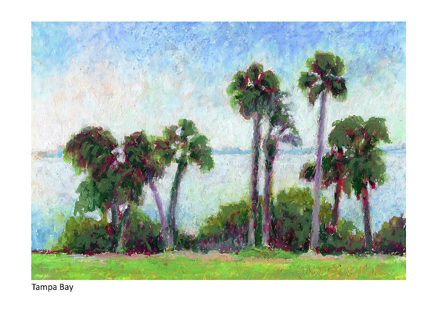 Tampa Bay Painting by Betsy Derrick