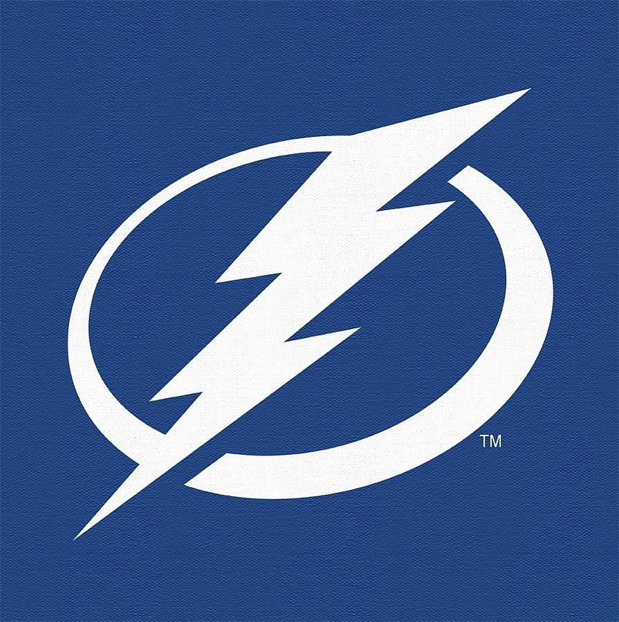 Hockey Digital Art - Tampa Bay Lightning Dark by Game On Images