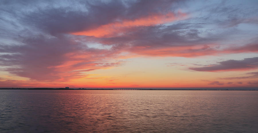 Tampa Bay Sunrise Photograph by Jack Nevitt