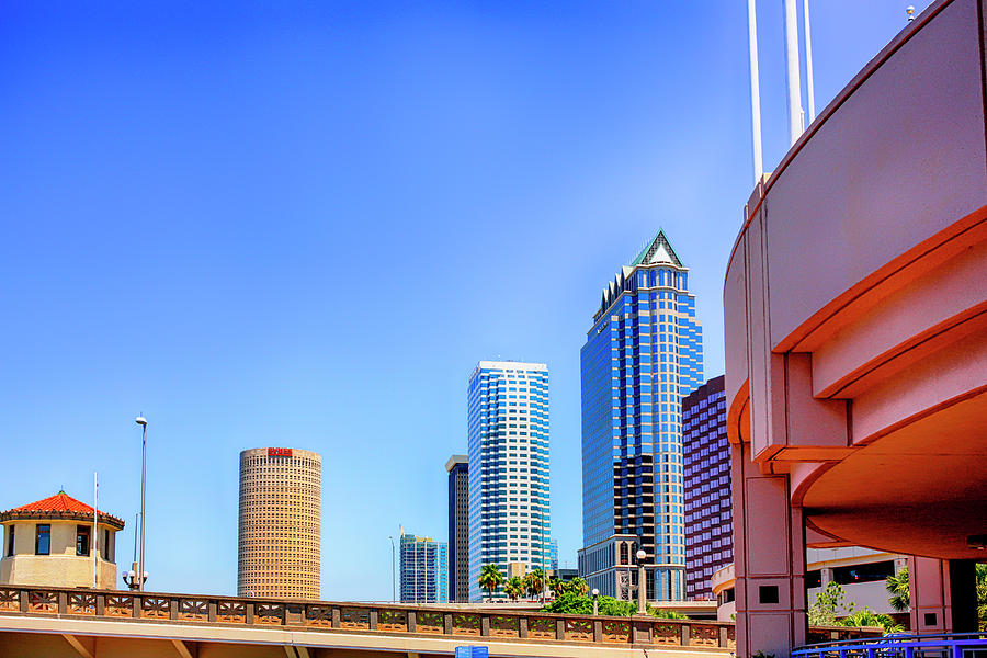 Tampa City Skyline FL Photograph by Chris Smith