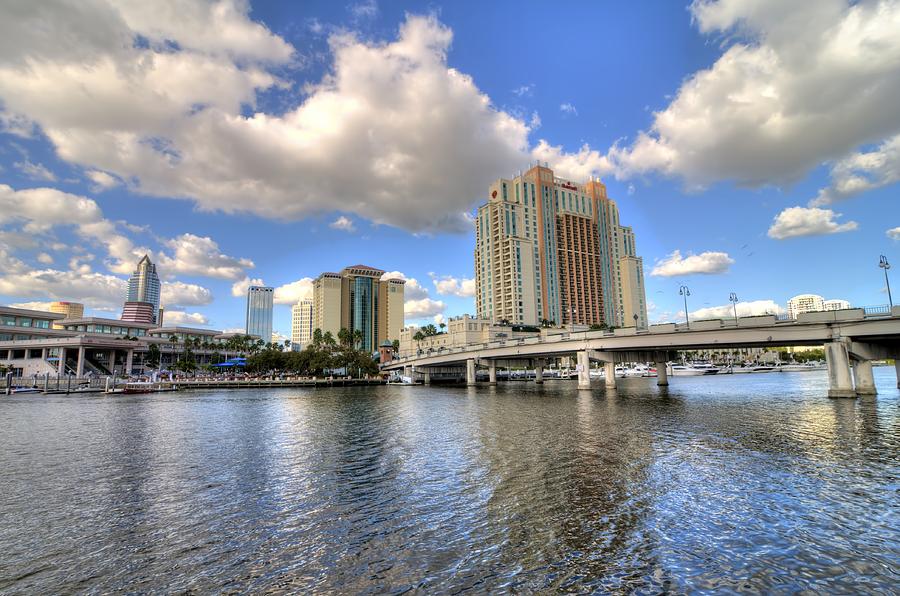 Tampa Downtown Skyline Photograph by Jonathan Sabin