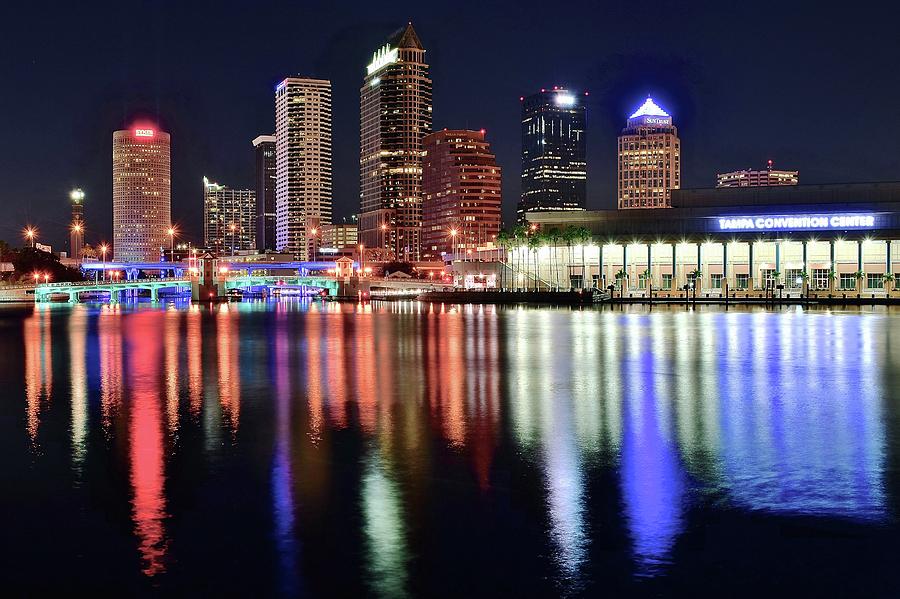 Tampa in Vivid Radiant Color Photograph by Frozen in Time Fine Art Photography