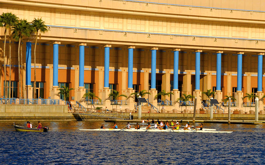 Tampa rowing Photograph by David Lee Thompson